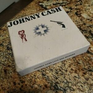 JOHNNY CASH LOVE GOD MURDER CD Box Set~ w One Previously unreleased in US Track